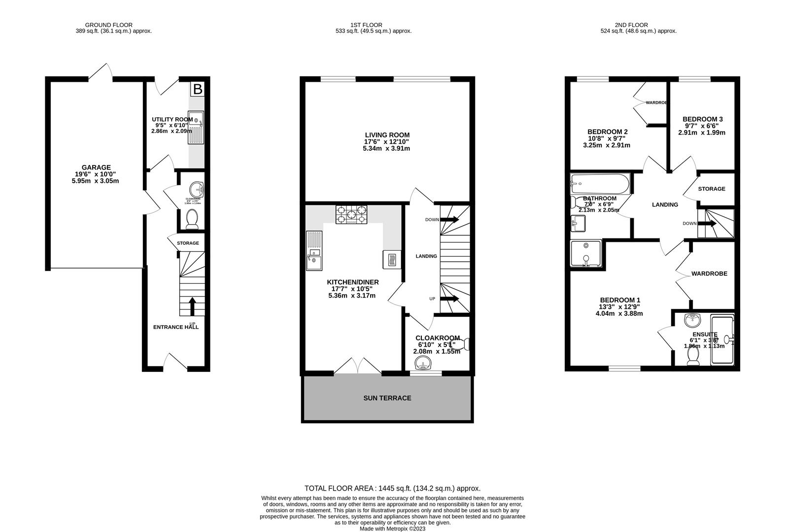 Floorplan for Bailey Way, Dursley