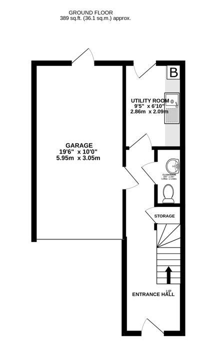 Floorplan for Bailey Way, Dursley