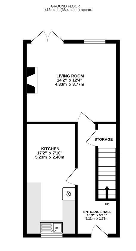 Floorplan for Cedar Gardens, Stonehouse