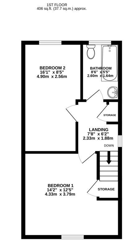 Floorplan for Cedar Gardens, Stonehouse