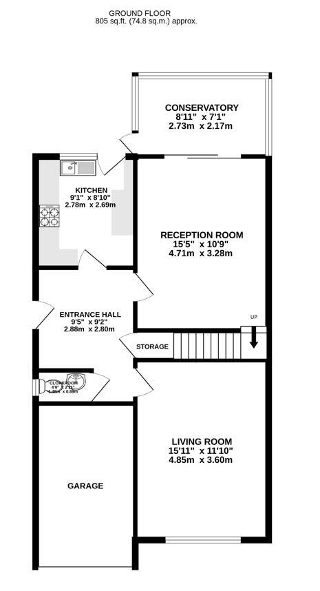Floorplan for Canberra, Stonehouse