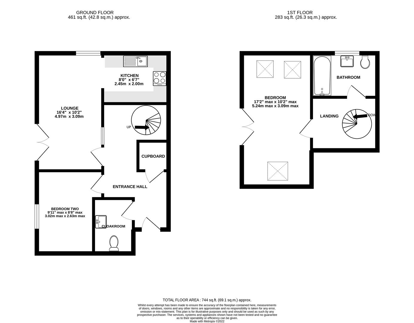 Floorplan for Pridays Mill, Gloucester Docks