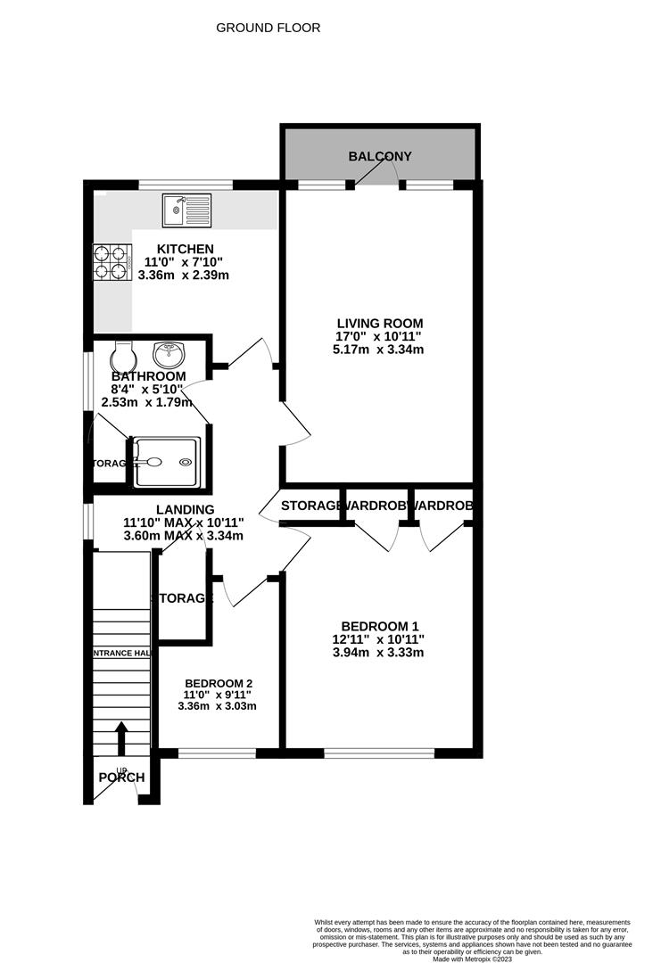 Floorplan for Chesmann Court, Estcourt Road, Gloucester