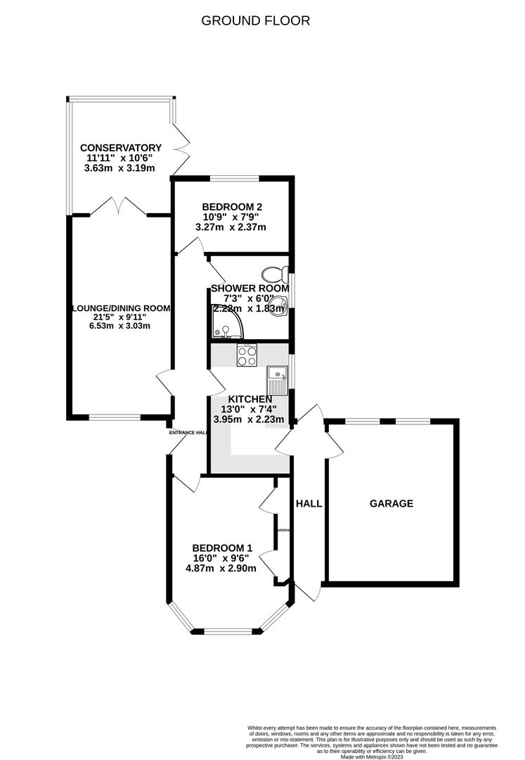 Floorplan for Laura Close, Longlevens, Gloucester