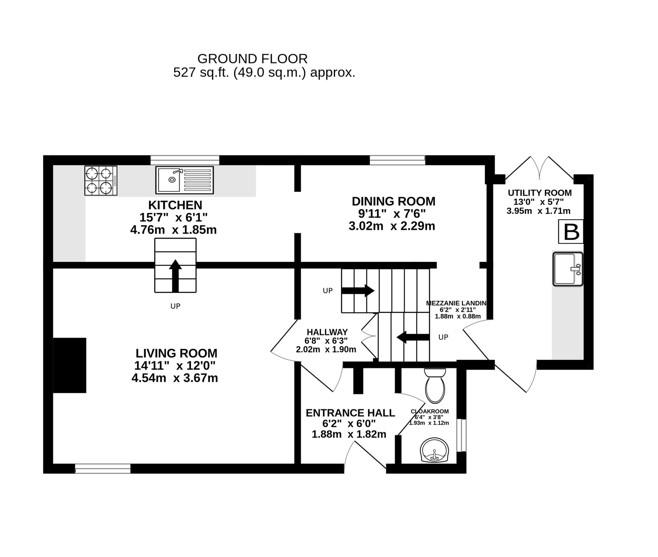 Floorplan for Rodborough Hill, Stroud