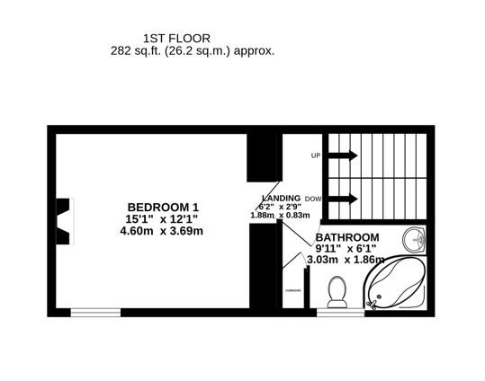 Floorplan for Rodborough Hill, Stroud