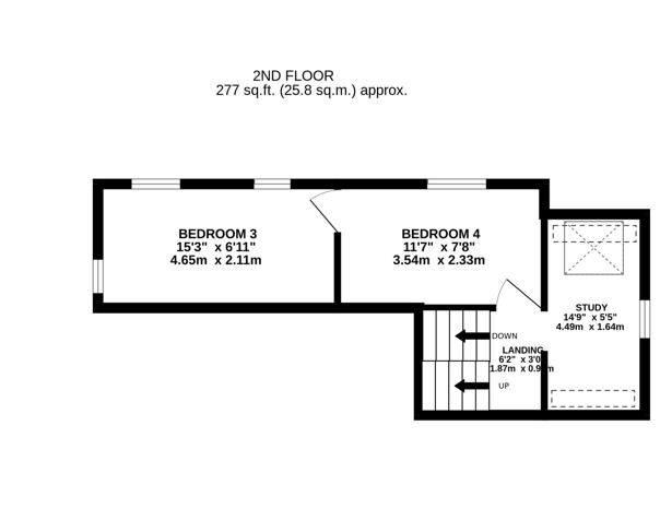 Floorplan for Rodborough Hill, Stroud