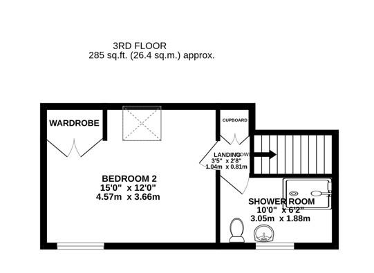 Floorplan for Rodborough Hill, Stroud