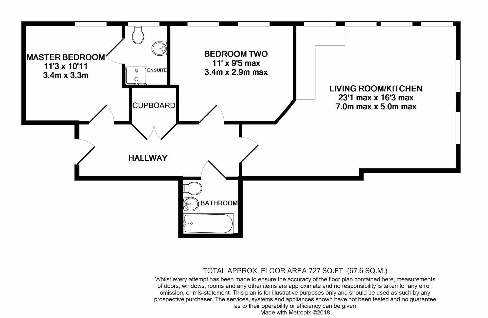 Floorplan for Double Reynolds, Gloucester Docks