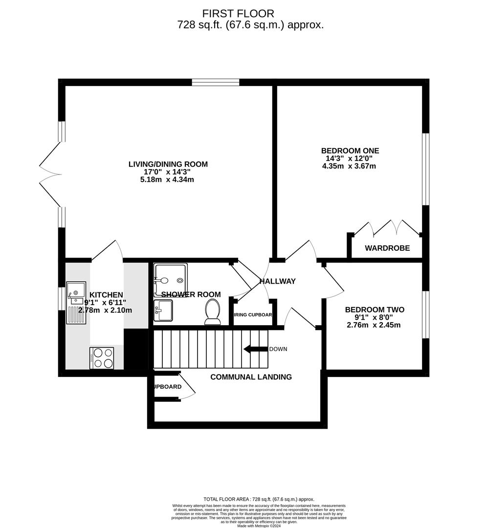 Floorplan for Glebe Farm Court, Up Hatherley, Cheltenham