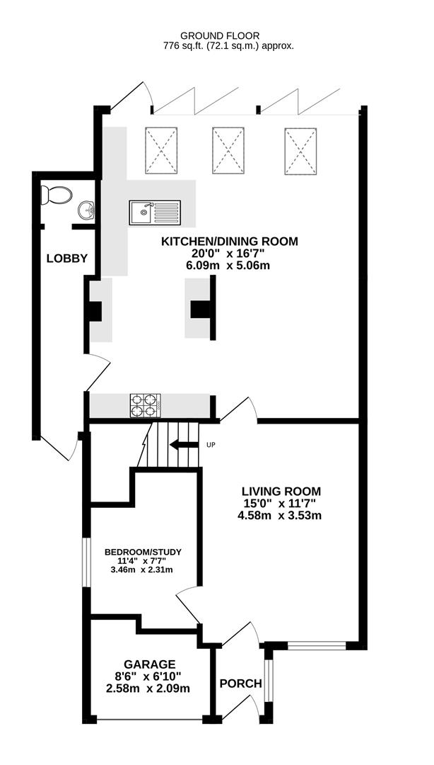 Floorplan for Kingsmead, Abbeymead, Gloucester