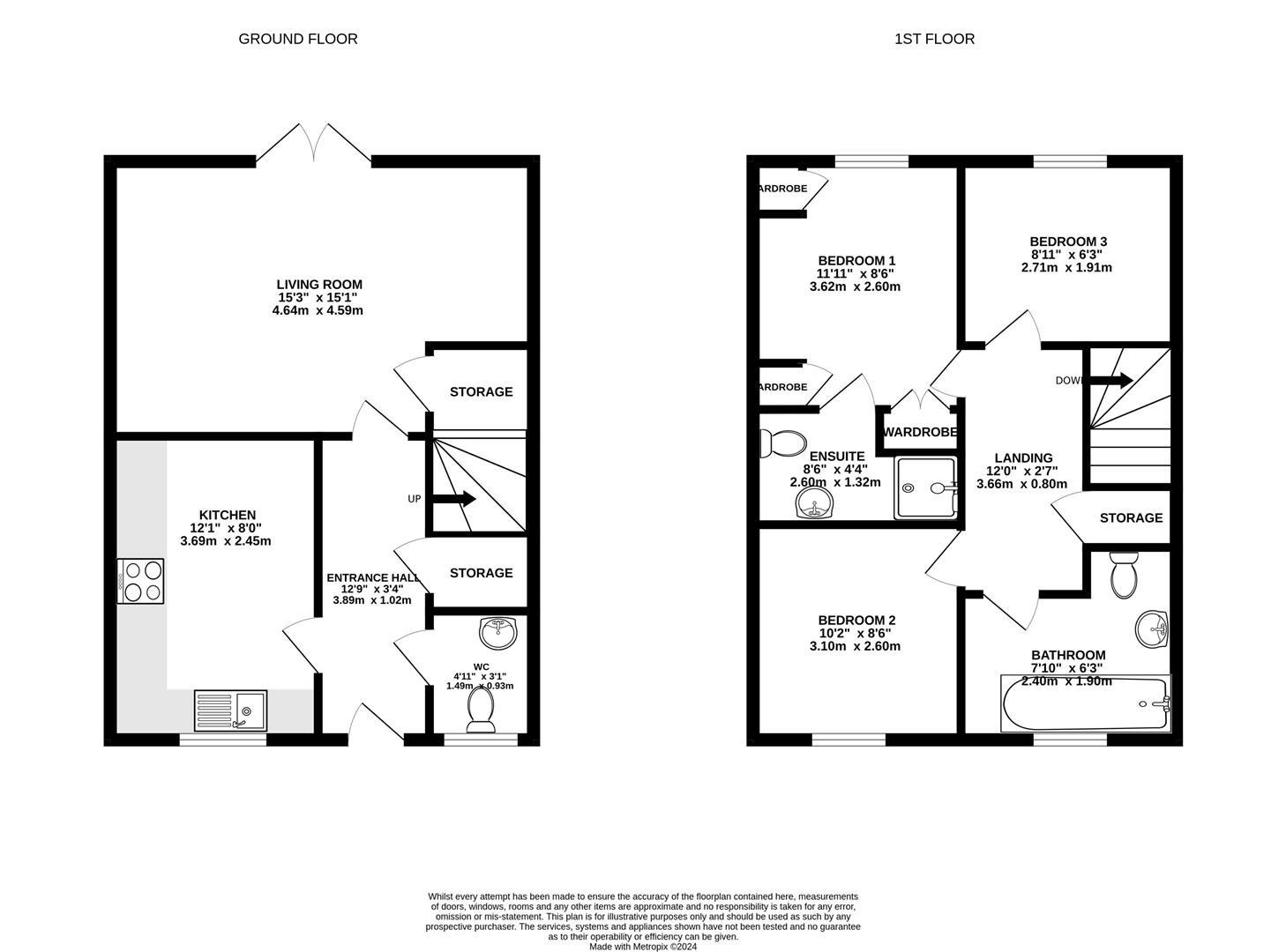 Floorplan for Winter Gate Road, Longford, Gloucester