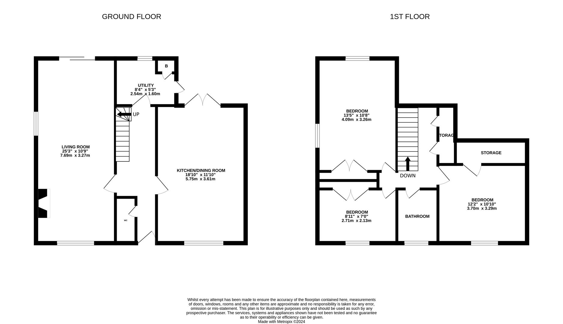 Floorplan for Aston Ingham Road, Kilcot, Newent