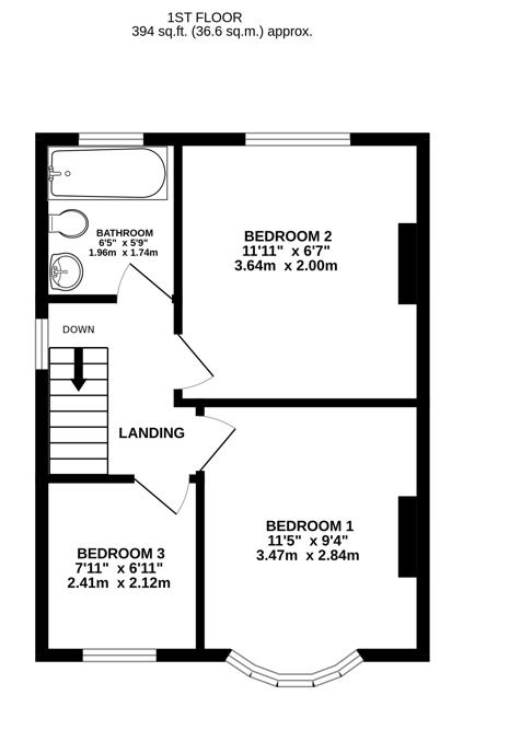 Floorplan for Box Road Avenue, Cam, Dursley