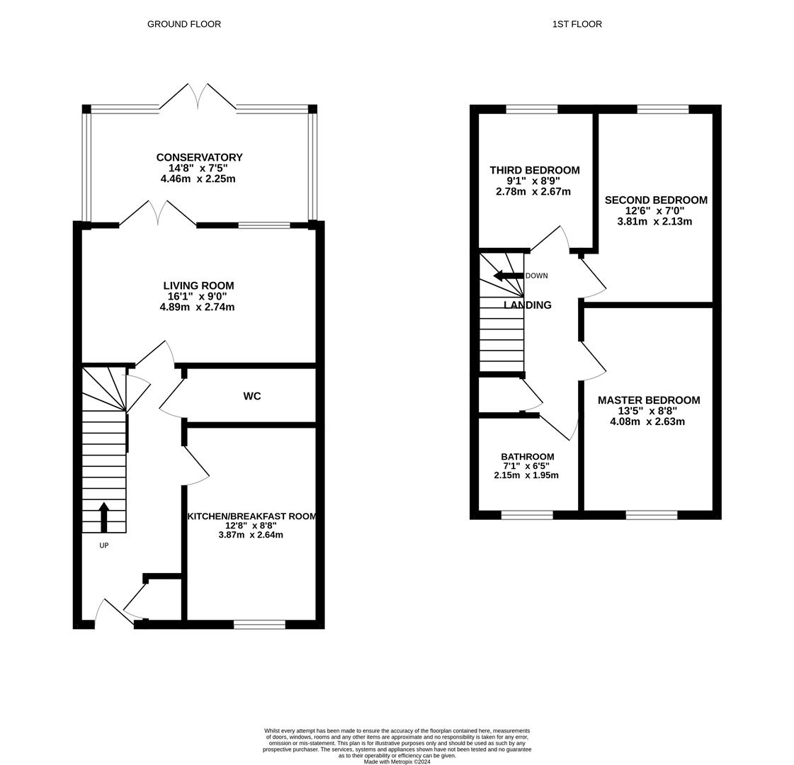 Floorplan for Meek Road, Newent
