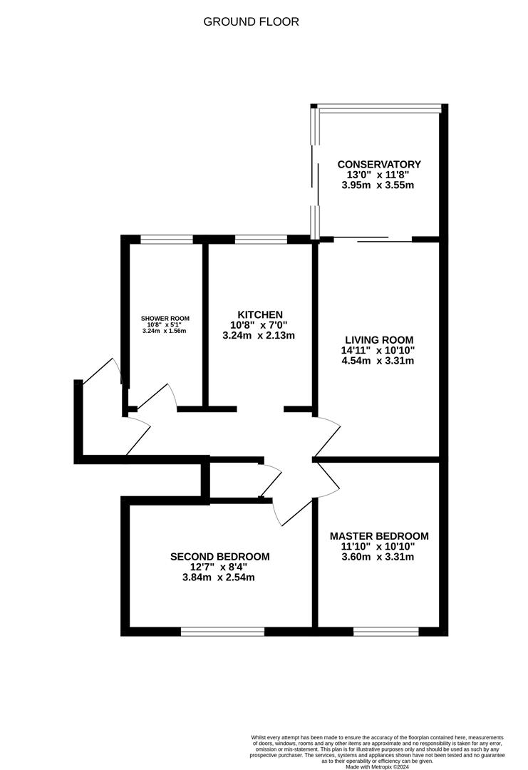 Floorplan for Ayland Close, Newent