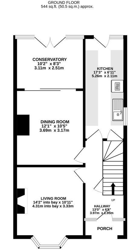 Floorplan for Ebley Road, Stonehouse
