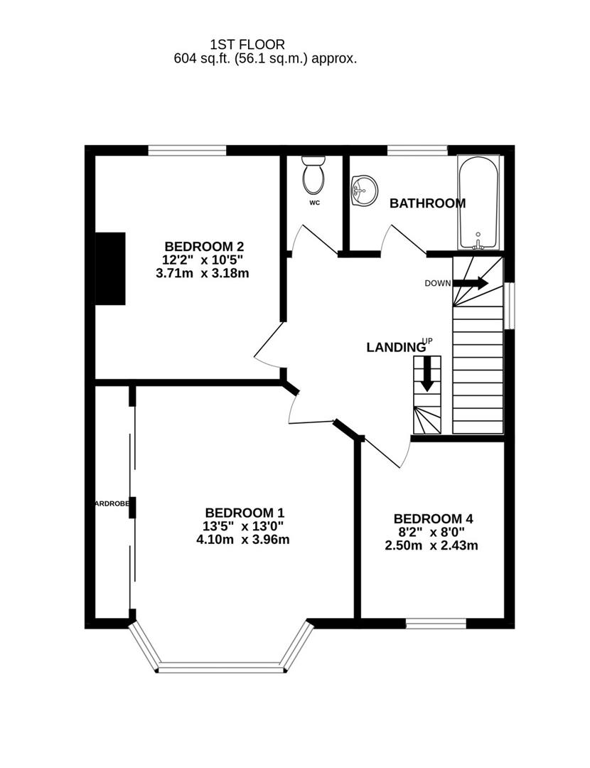 Floorplan for Estcourt Road, Gloucester