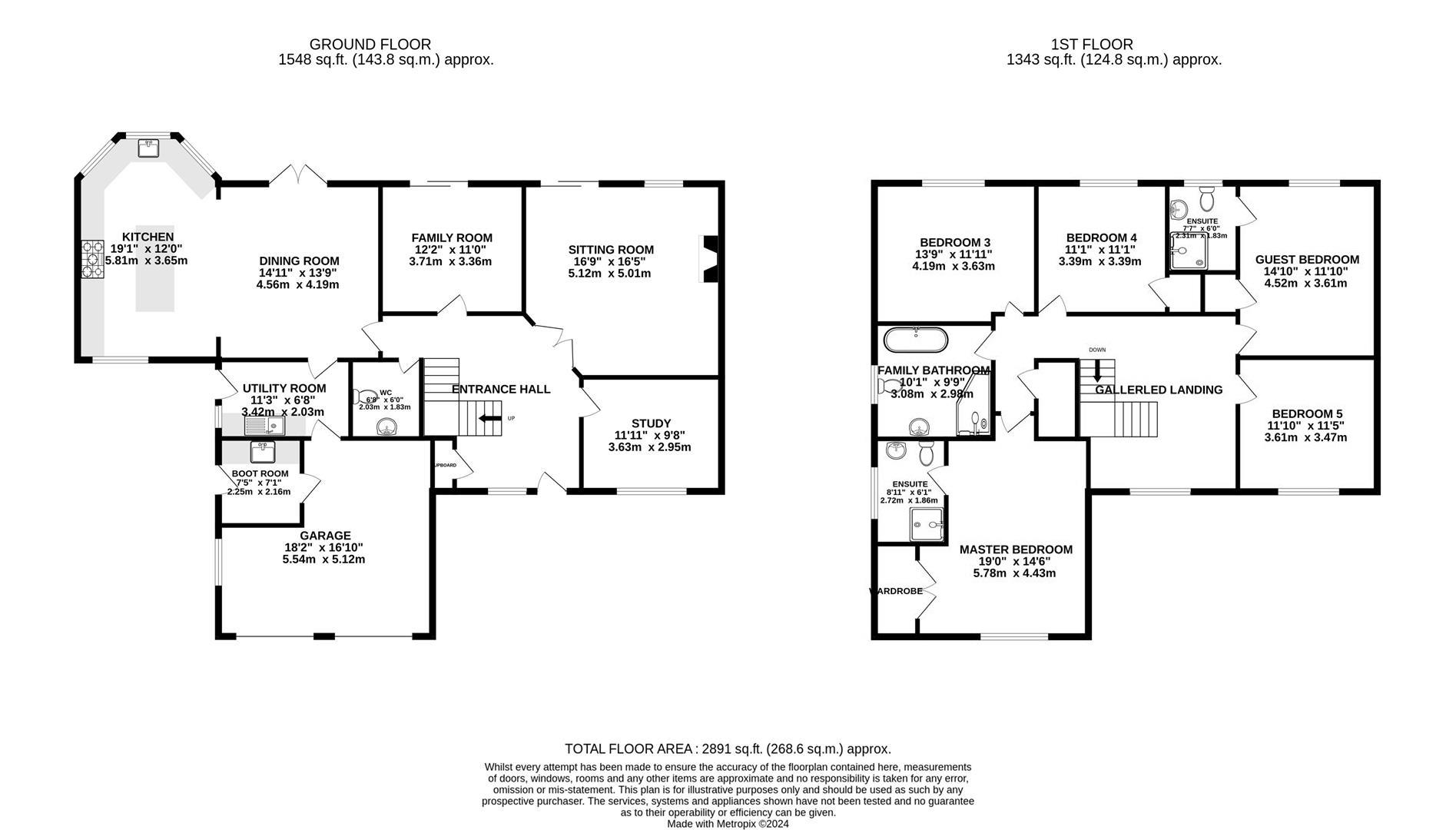 Floorplan for Old Tewkesbury Road, Norton, Gloucester
