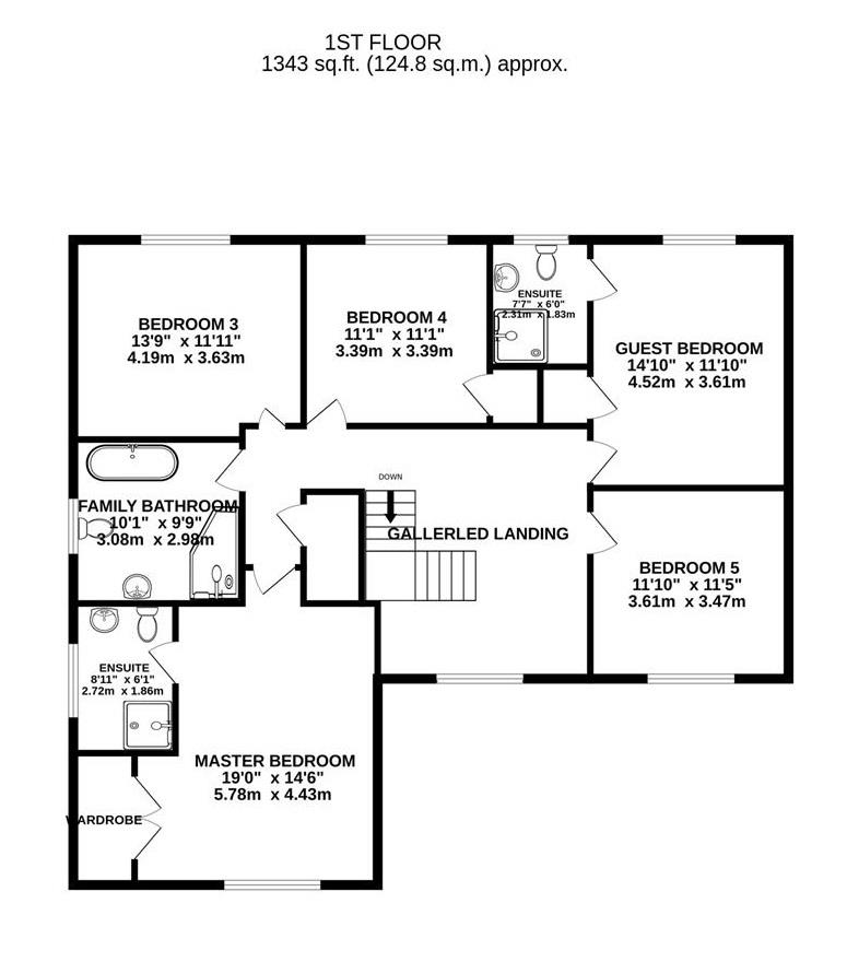 Floorplan for Old Tewkesbury Road, Norton, Gloucester