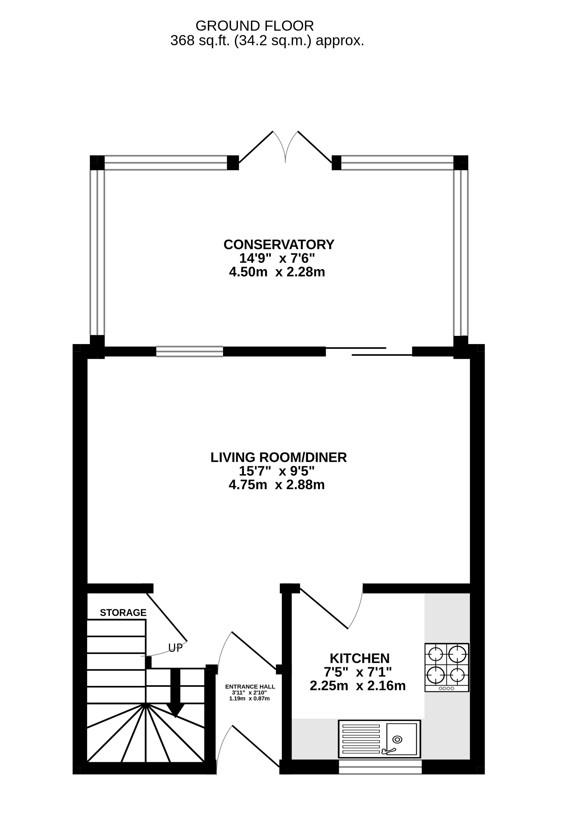 Floorplan for Boakes Drive, Stonehouse