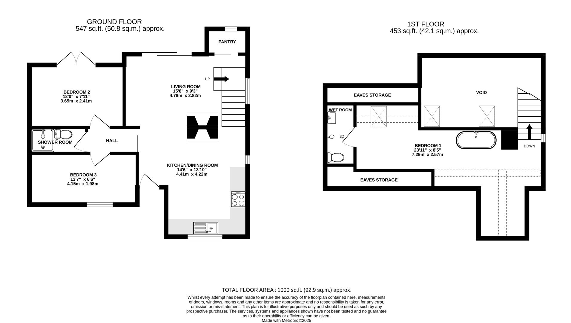 Floorplan for The Knoll, Cranham, Gloucester