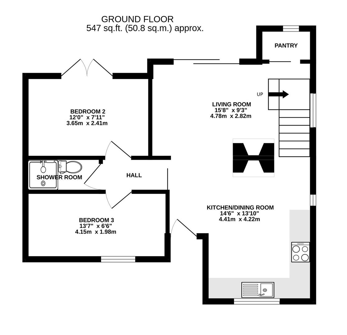 Floorplan for The Knoll, Cranham, Gloucester