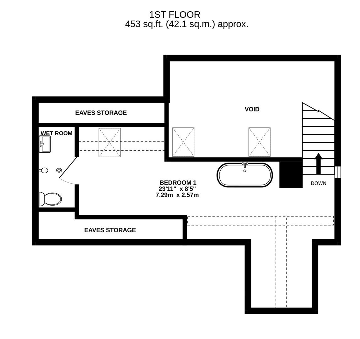 Floorplan for The Knoll, Cranham, Gloucester