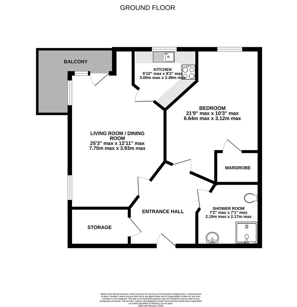 Floorplan for Llanthony Place, St. Ann Way, Gloucester