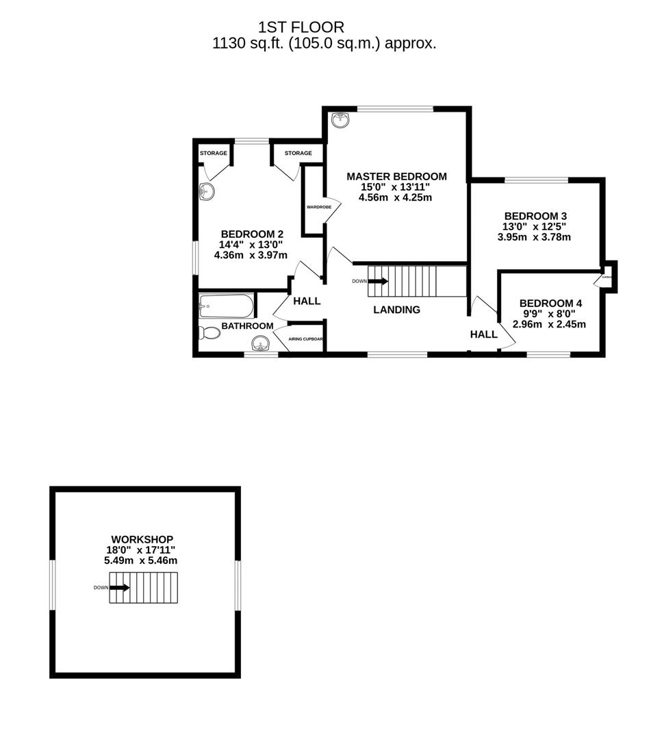 Floorplan for The Stanley, Upton St. Leonards, Gloucester