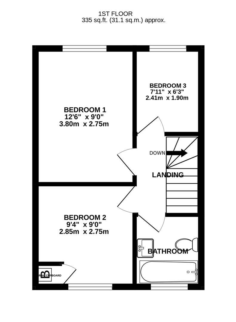 Floorplan for River Leys, Swindon Village, Cheltenham
