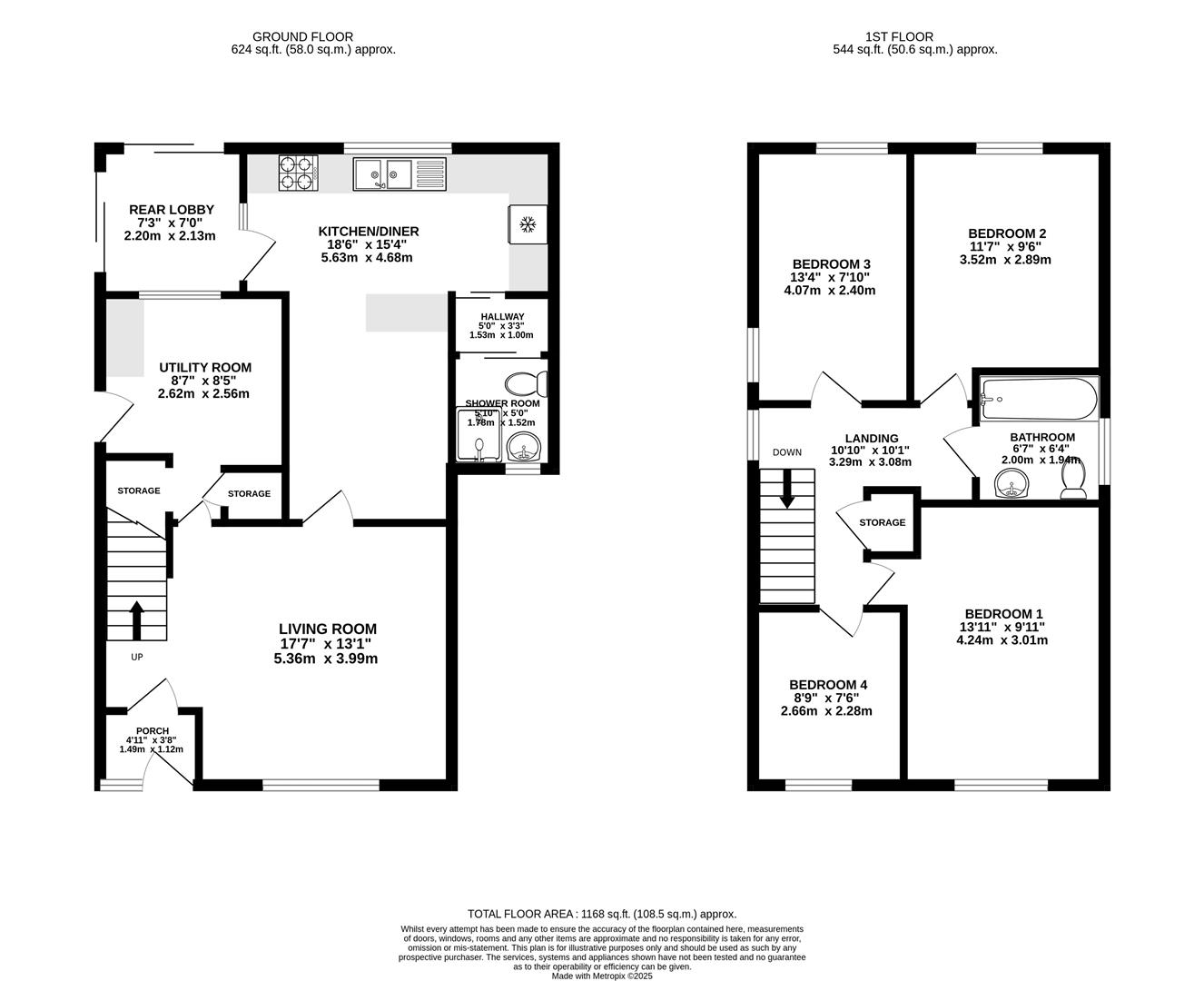 Floorplan for The Beagles, Cashes Green, Stroud