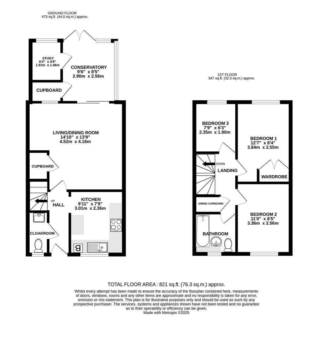 Floorplan for Stanbury Mews, Hucclecote, Gloucester