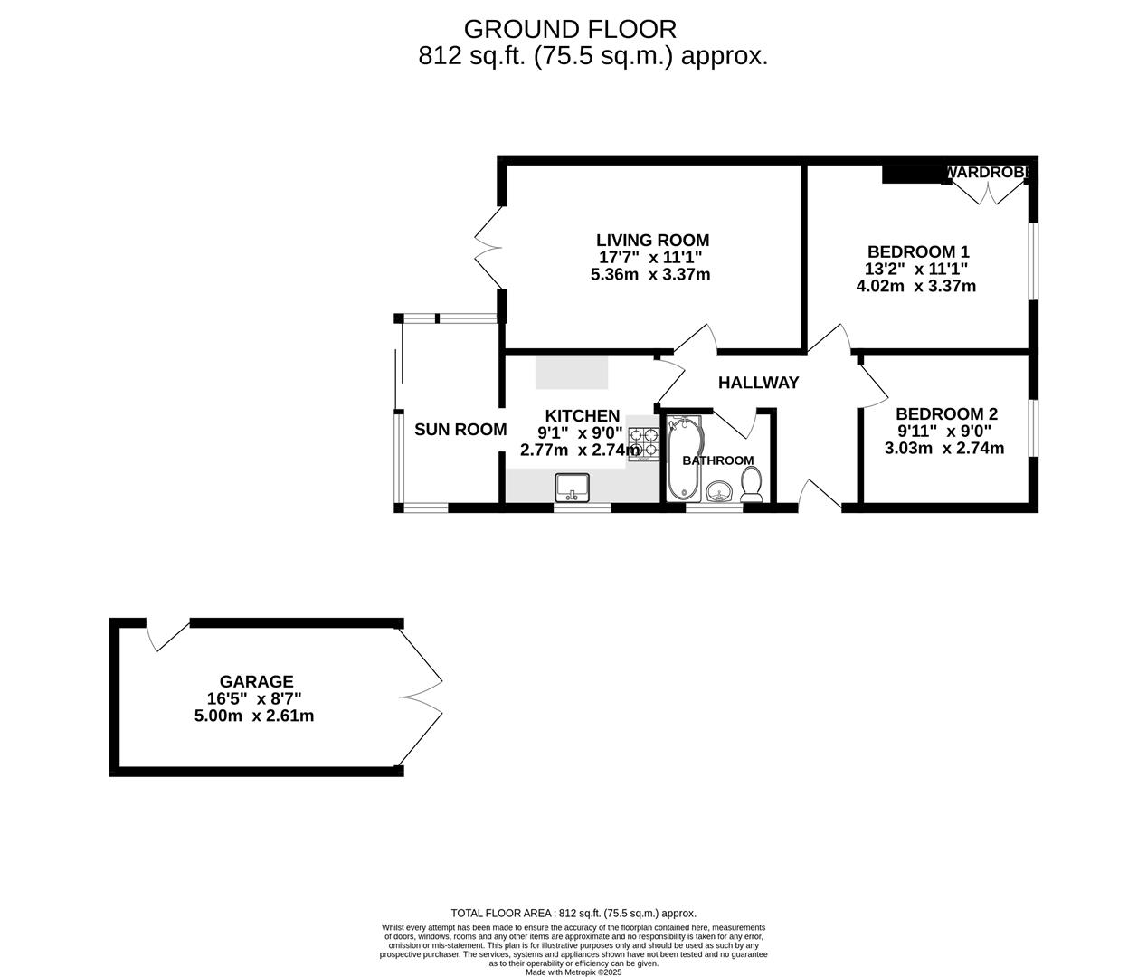 Floorplan for Lea Road, Brockworth