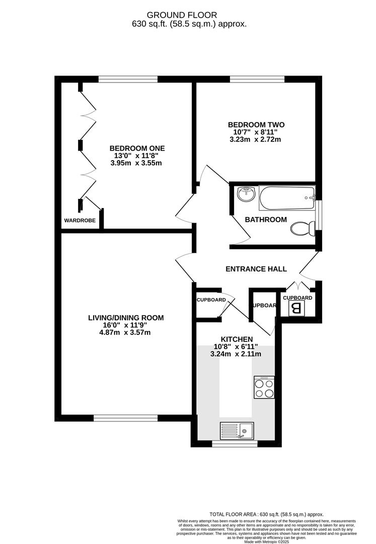 Floorplan for Hucclecote Road, Hucclecote