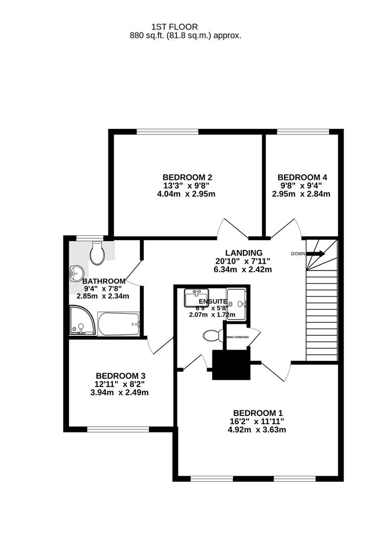 Floorplan for Cambridge, Gloucester