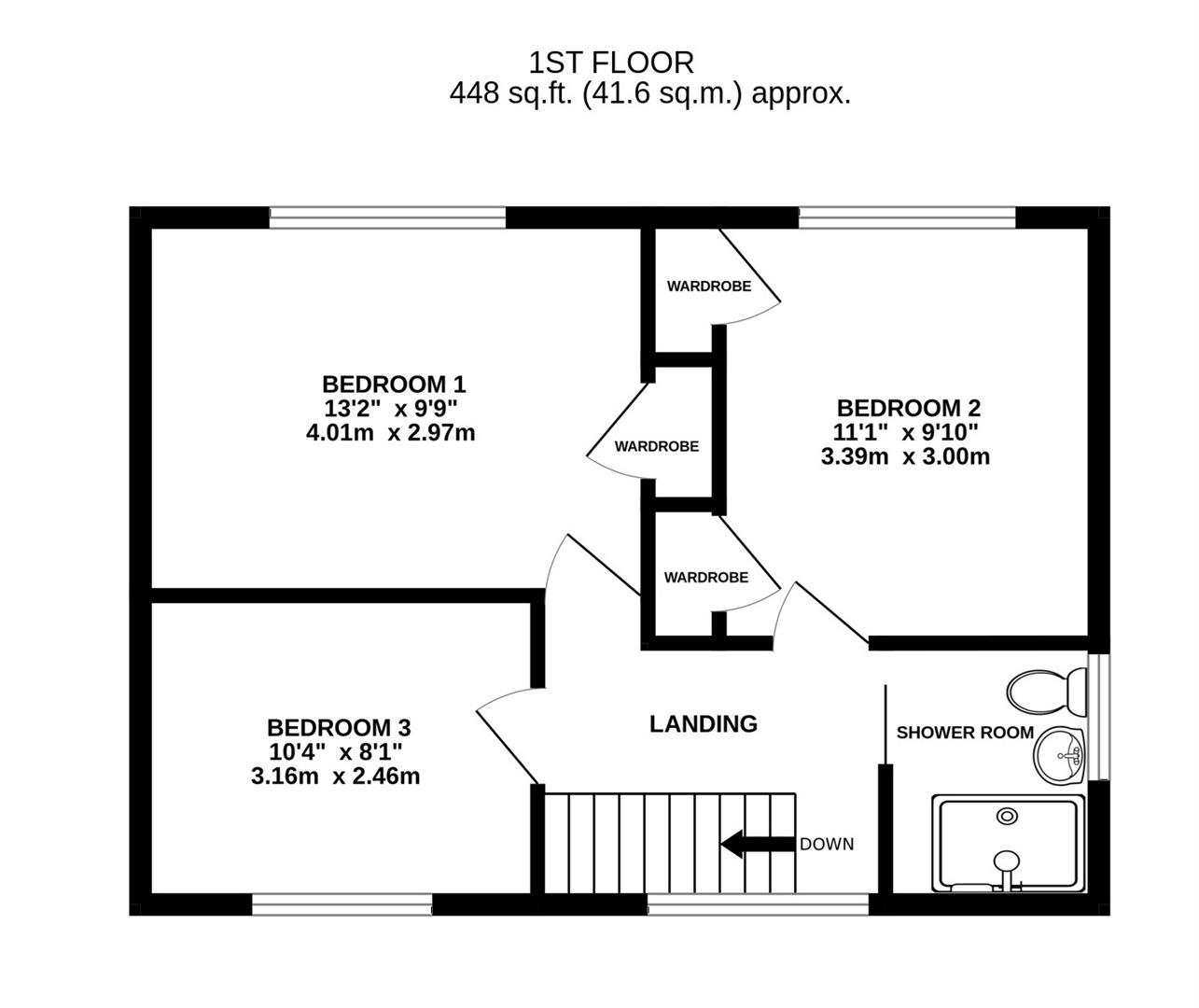 Floorplan for Elmgrove Road, Hucclecote, Gloucester