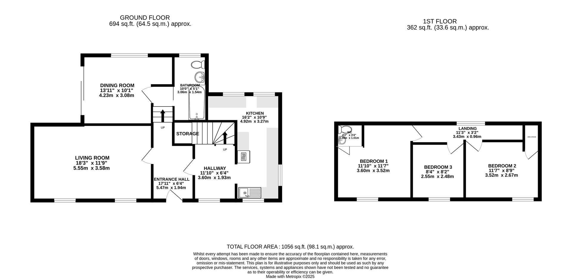 Floorplan for Bristol Road, Whitminster, Gloucester