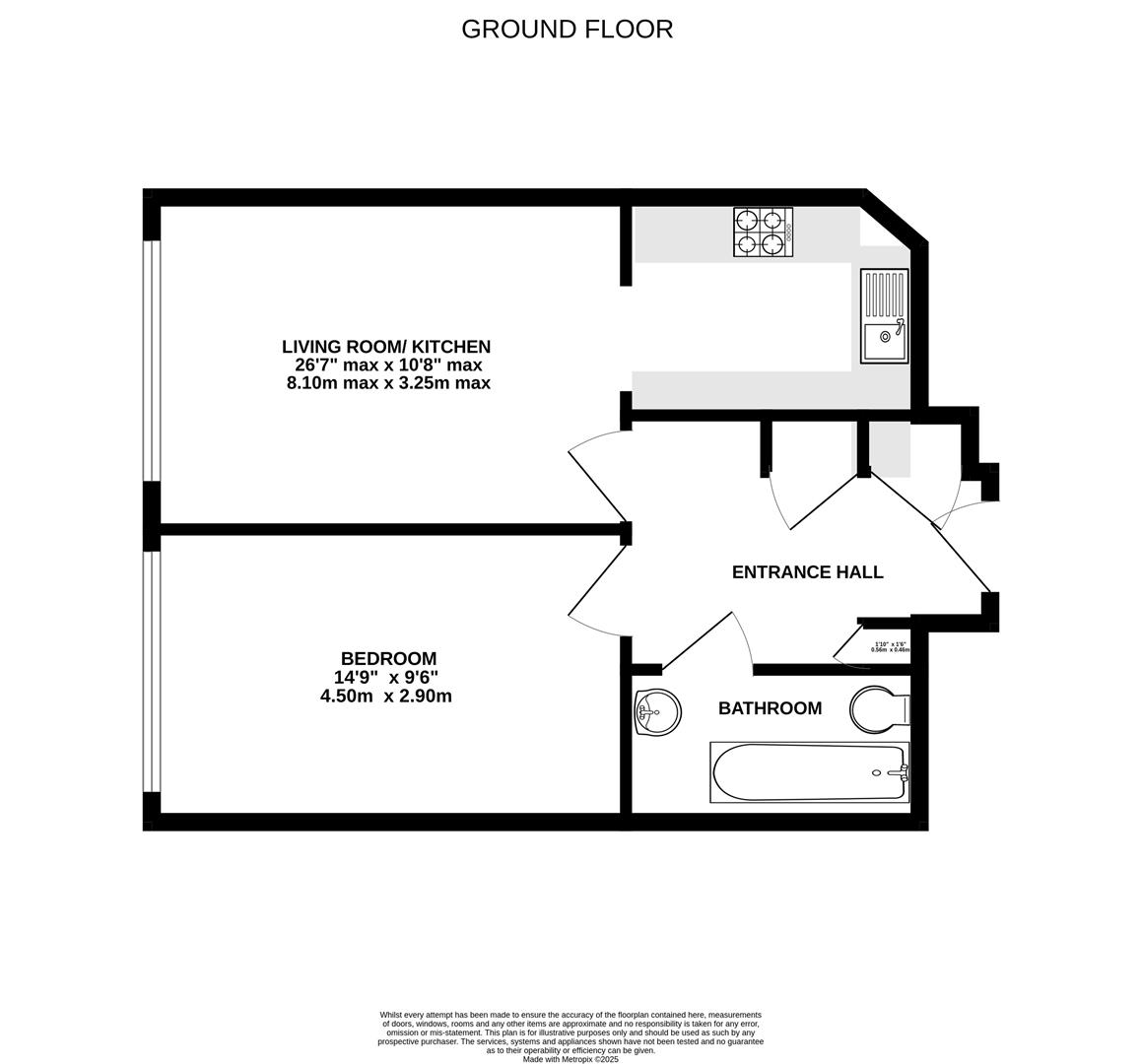Floorplan for Barge Arm, Gloucester Docks, Gloucester