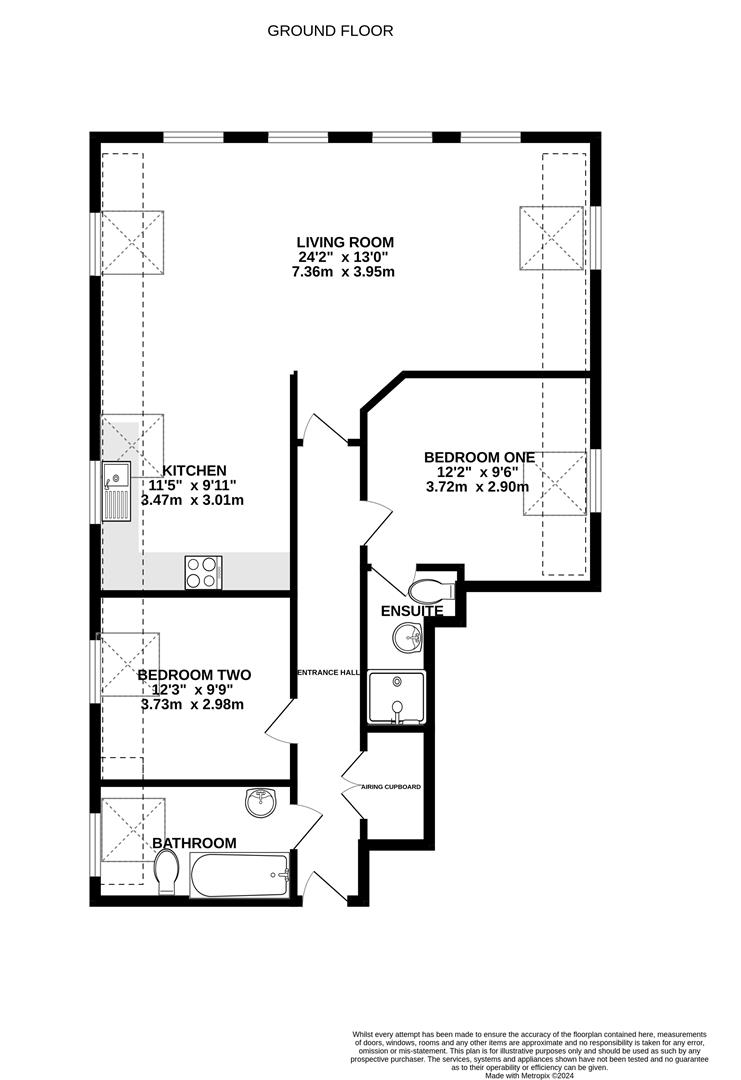 Floorplan for Vinings Warehouse, Gloucester Docks