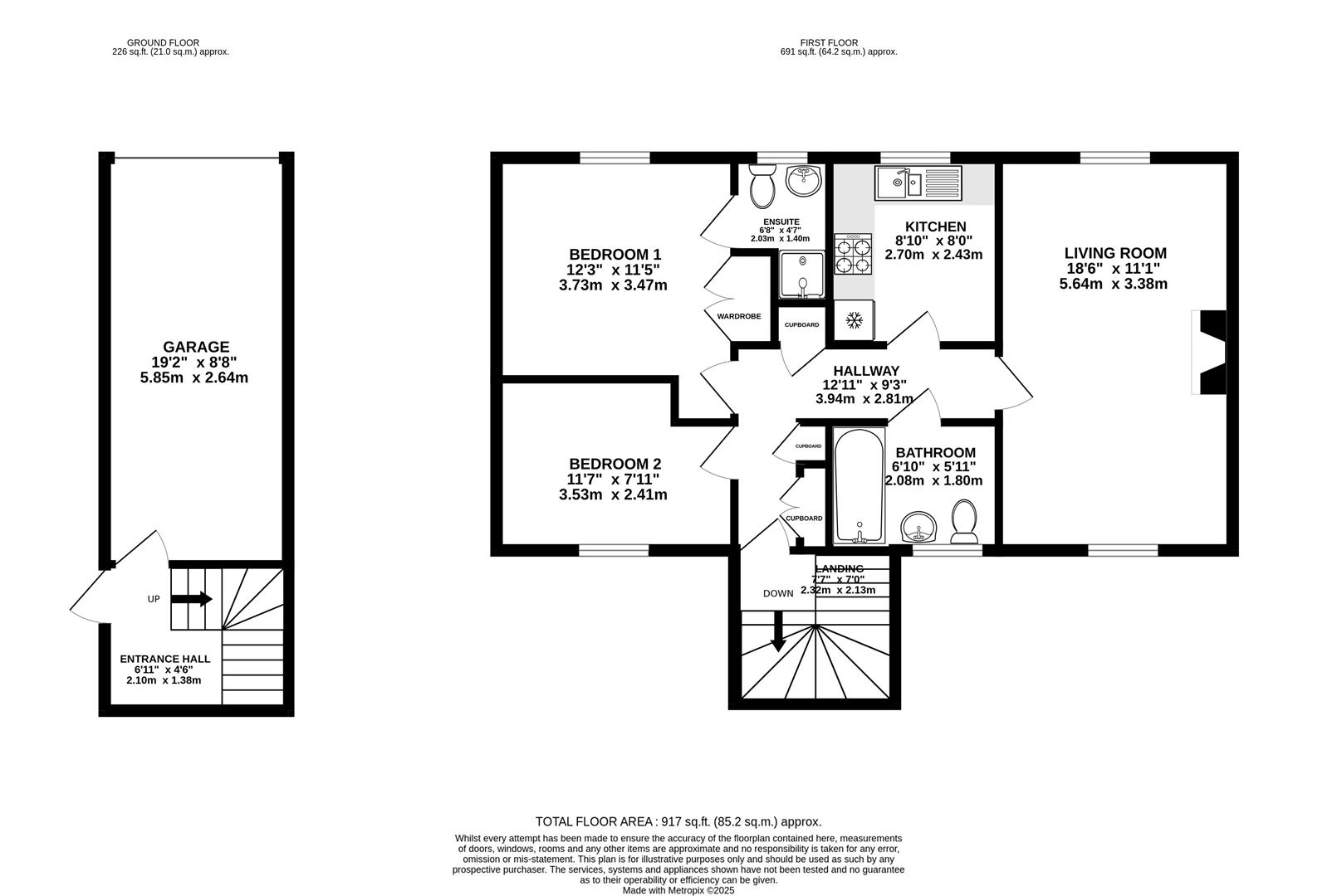 Floorplan for Court View, Stonehouse