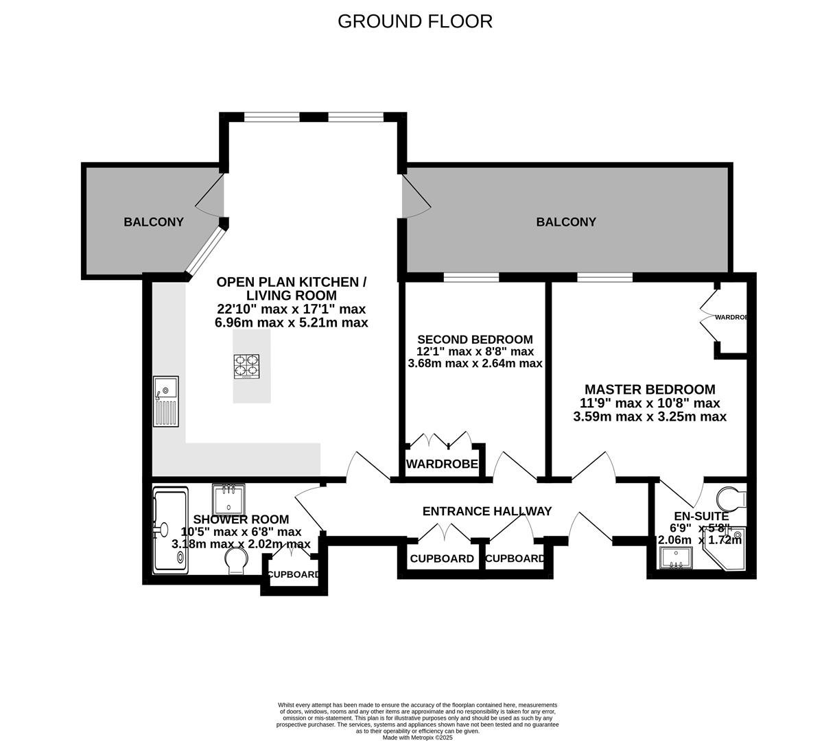 Floorplan for Barge Arm, Gloucester Docks
