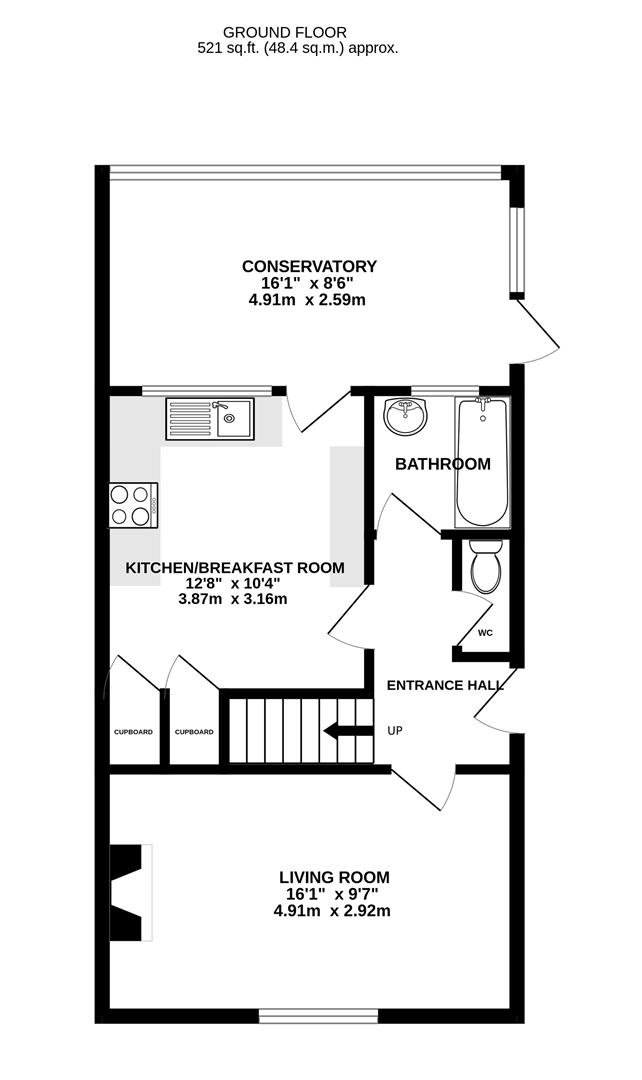 Floorplan for Ermin Street, Brockworth, Gloucester