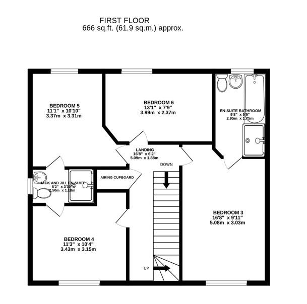 Floorplan for Regency Close, Stonehouse