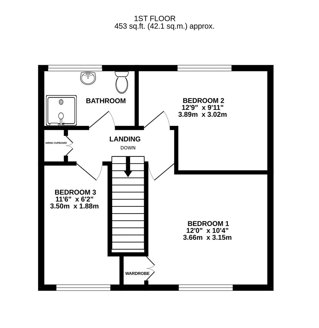 Floorplan for Ermin Park, Brockworth, Gloucester