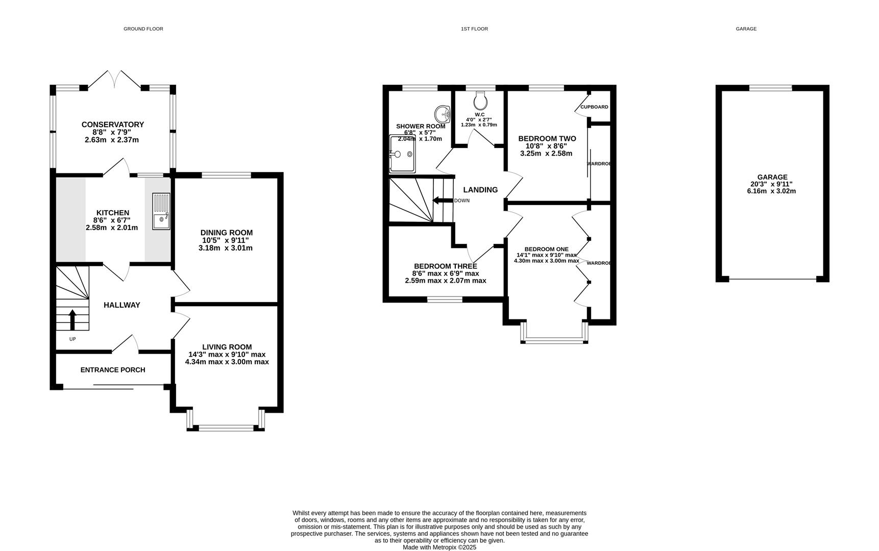 Floorplan for Brooklands Park, Longlevens, Gloucester