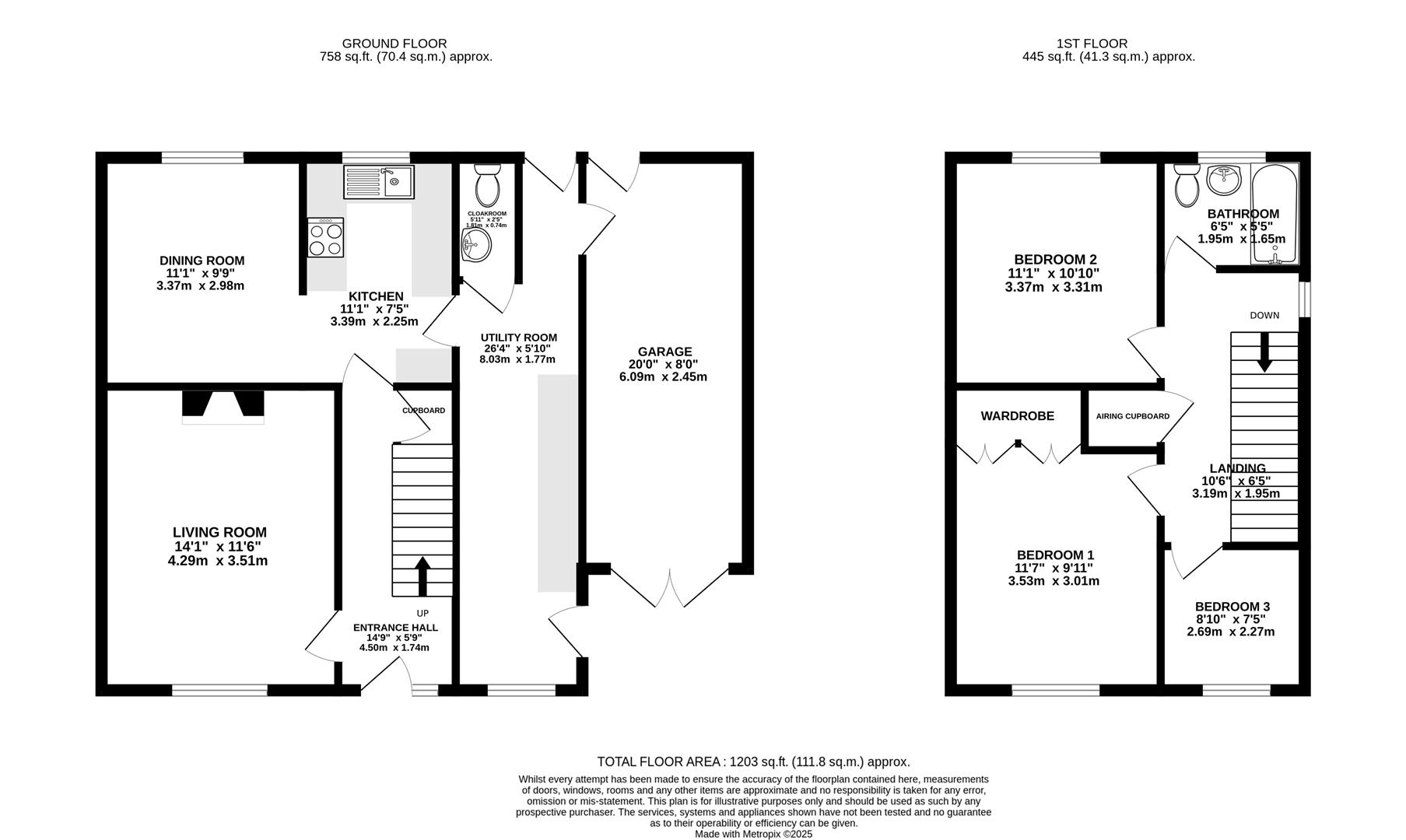 Floorplan for Bath Road, Kings Stanley, Stonehouse