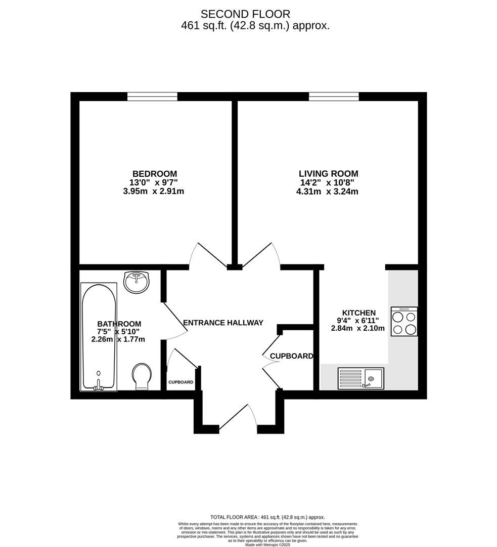 Floorplan for Barge Arm, Gloucester Docks