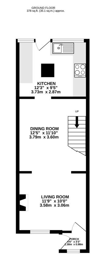 Floorplan for Aldergate Terrace, Aldergate Street, Stonehouse