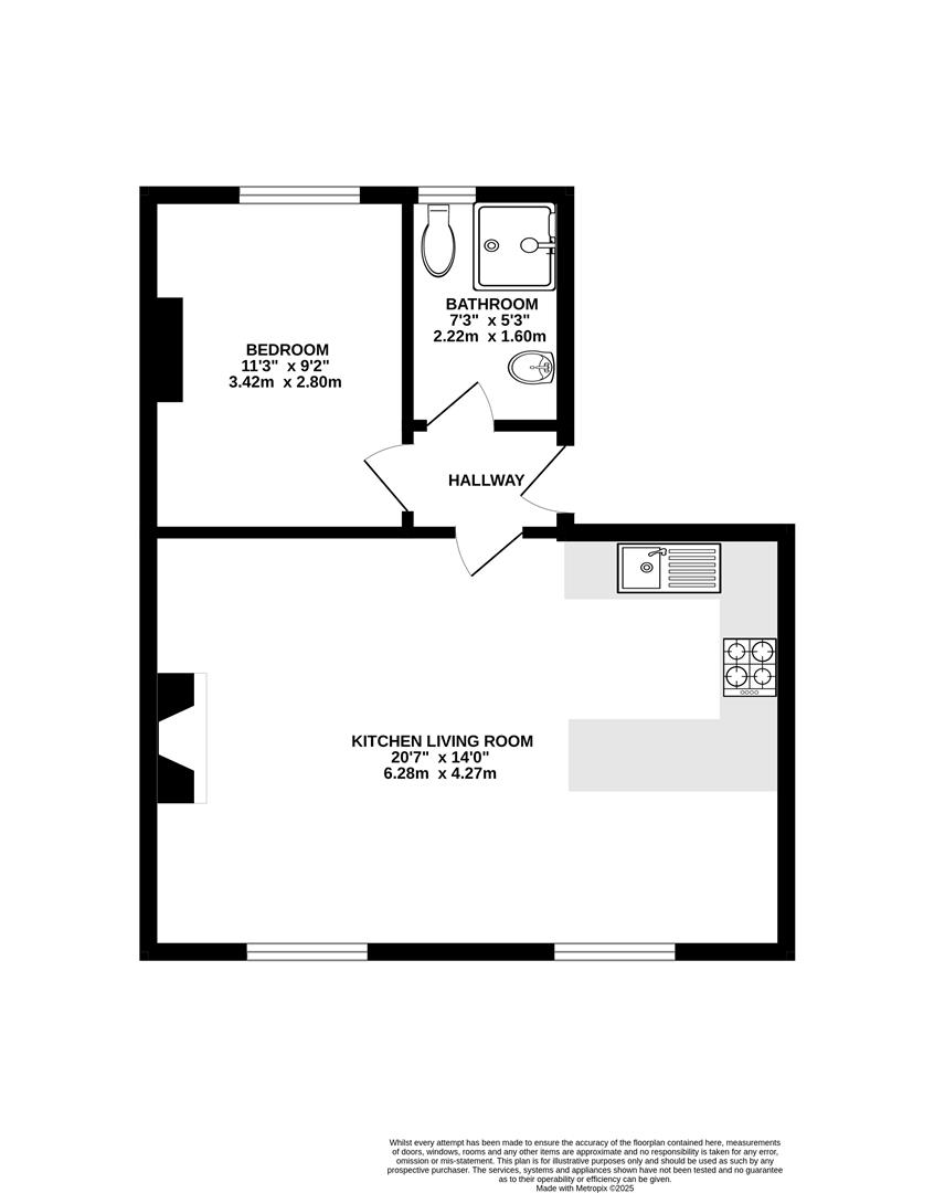 Floorplan for Brunswick Square, Gloucester